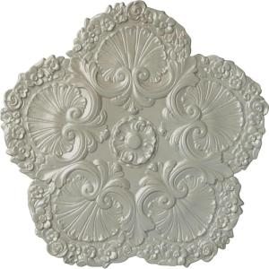 image25 58OD x 1P Shell Ceiling MedallionFlash Copper Metallic Series