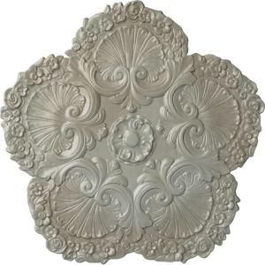 image25 58OD x 1P Shell Ceiling MedallionFlash Gold Metallic Series