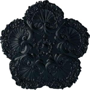 image25 58OD x 1P Shell Ceiling MedallionNight Shade Flat Finish