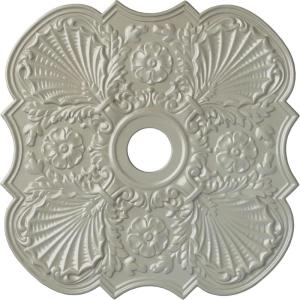 image29OD x 3 58ID x 1 38P Flower Ceiling Medallion Fits Canopies up to 6 14HandPainted Flash Copper