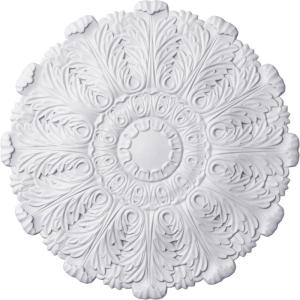 image31OD x 1 12P Durham Ceiling Medallion Fits Canopies up to 4 14Factory Primed