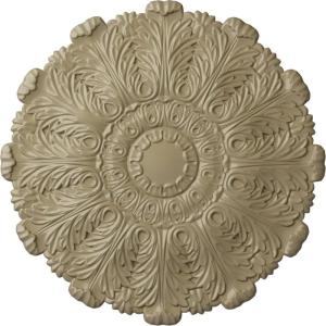 image31OD x 1 12P Durham Ceiling Medallion Fits Canopies up to 4 14HandPainted Gobi Desert