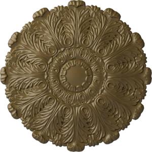 image31OD x 1 12P Durham Ceiling Medallion Fits Canopies up to 4 14HandPainted Mississippi Mud