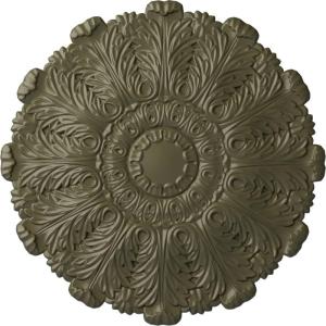 image31OD x 1 12P Durham Ceiling Medallion Fits Canopies up to 4 14HandPainted Painted Turtle