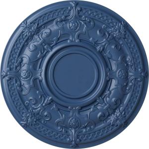 image33 78OD x 1 38P Dauphine Ceiling Medallion Fits Canopies up to 13 14HandPainted Americana