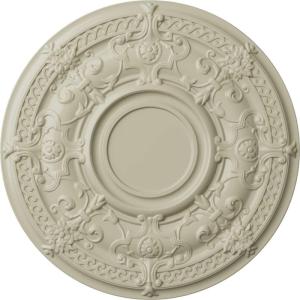 image33 78OD x 1 38P Dauphine Ceiling Medallion Fits Canopies up to 13 14HandPainted Clear Yellow