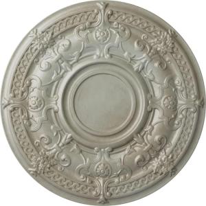 image33 78OD x 1 38P Dauphine Ceiling Medallion Fits Canopies up to 13 14HandPainted Flash Gold