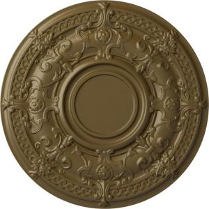 image33 78OD x 1 38P Dauphine Ceiling Medallion Fits Canopies up to 13 14HandPainted Mississippi Mud
