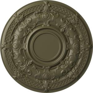 image33 78OD x 1 38P Dauphine Ceiling Medallion Fits Canopies up to 13 14HandPainted Painted Turtle