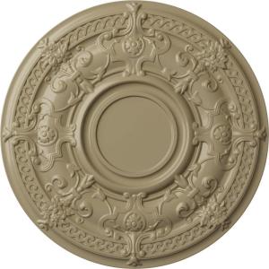 image33 78OD x 1 38P Dauphine Ceiling Medallion Fits Canopies up to 13 14Handpainted Gobi Desert