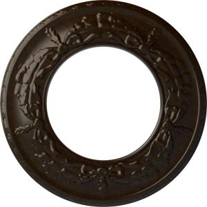 imageEkena Millwork 13 14OD x 7 18ID x 78P Salem Ceiling Medallion Fits Canopies up to 7 18Bronze Metallic Series