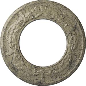 imageEkena Millwork 13 14OD x 7 18ID x 78P Salem Ceiling Medallion Fits Canopies up to 7 18Castle Stone Crackle Flat Finish