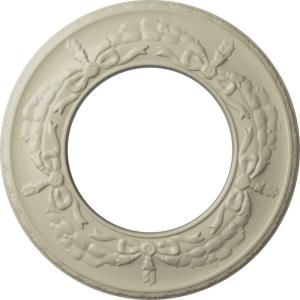 imageEkena Millwork 13 14OD x 7 18ID x 78P Salem Ceiling Medallion Fits Canopies up to 7 18Clear Yellow Flat Finish