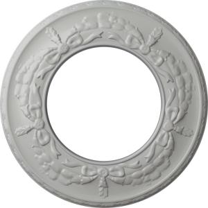 imageEkena Millwork 13 14OD x 7 18ID x 78P Salem Ceiling Medallion Fits Canopies up to 7 18Frost Flat Finish