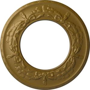 imageEkena Millwork 13 14OD x 7 18ID x 78P Salem Ceiling Medallion Fits Canopies up to 7 18Gold Rush Metallic Series