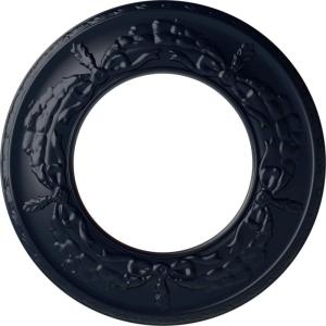 imageEkena Millwork 13 14OD x 7 18ID x 78P Salem Ceiling Medallion Fits Canopies up to 7 18Midnight Dream Flat Finish