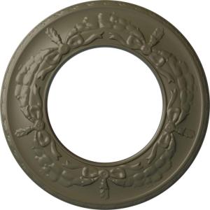 imageEkena Millwork 13 14OD x 7 18ID x 78P Salem Ceiling Medallion Fits Canopies up to 7 18Painted Turtle Flat Finish