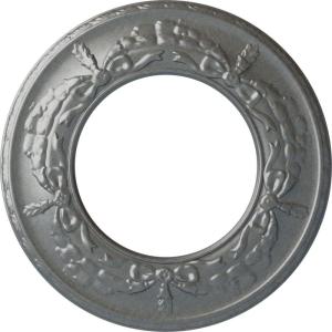 imageEkena Millwork 13 14OD x 7 18ID x 78P Salem Ceiling Medallion Fits Canopies up to 7 18Platinum Metallic Series