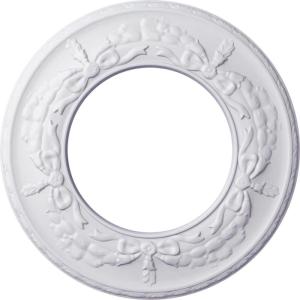 imageEkena Millwork 13 14OD x 7 18ID x 78P Salem Ceiling Medallion Fits Canopies up to 7 18Primed