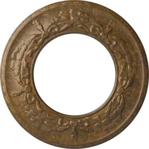 imageEkena Millwork 13 14OD x 7 18ID x 78P Salem Ceiling Medallion Fits Canopies up to 7 18Rubbed Bronze Metallic Series