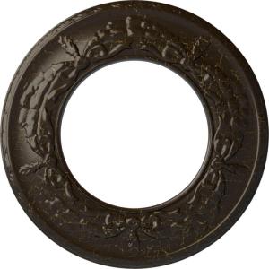 imageEkena Millwork 13 14OD x 7 18ID x 78P Salem Ceiling Medallion Fits Canopies up to 7 18Stone Hearth Crackle Flat Finish