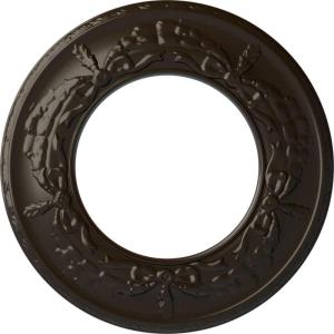 imageEkena Millwork 13 14OD x 7 18ID x 78P Salem Ceiling Medallion Fits Canopies up to 7 18Stone Hearth Flat Finish