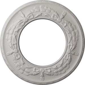 imageEkena Millwork 13 14OD x 7 18ID x 78P Salem Ceiling Medallion Fits Canopies up to 7 18Ultra Pure White Flat Finish
