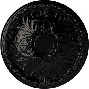 imageEkena Millwork 26OD x 3P Tristan Ceiling Medallion Fits Canopies up to 5 12Black Pearl Metallic Series
