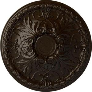 imageEkena Millwork 26OD x 3P Tristan Ceiling Medallion Fits Canopies up to 5 12Bronze Metallic Series