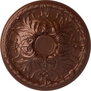 imageEkena Millwork 26OD x 3P Tristan Ceiling Medallion Fits Canopies up to 5 12Copper Penny Metallic Series