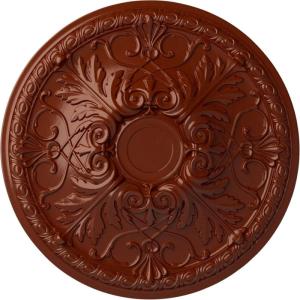 imageEkena Millwork 26OD x 3P Tristan Ceiling Medallion Fits Canopies up to 5 12Firebrick Flat Finish