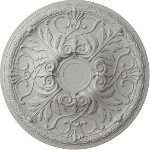 imageEkena Millwork 26OD x 3P Tristan Ceiling Medallion Fits Canopies up to 5 12Frost Flat Finish