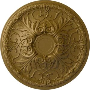 imageEkena Millwork 26OD x 3P Tristan Ceiling Medallion Fits Canopies up to 5 12Gold Rush Metallic Series