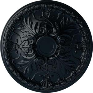 imageEkena Millwork 26OD x 3P Tristan Ceiling Medallion Fits Canopies up to 5 12Night Shade Flat Finish