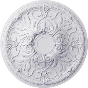 imageEkena Millwork 26OD x 3P Tristan Ceiling Medallion Fits Canopies up to 5 12Primed