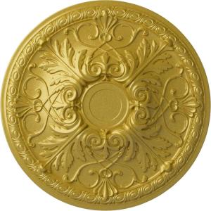 imageEkena Millwork 26OD x 3P Tristan Ceiling Medallion Fits Canopies up to 5 12Rich Gold Metallic Series