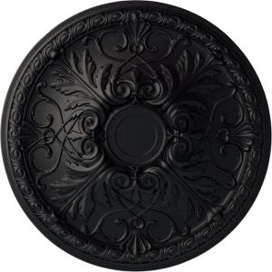 imageEkena Millwork 26OD x 3P Tristan Ceiling Medallion Fits Canopies up to 5 12Steel Gray Metallic Series