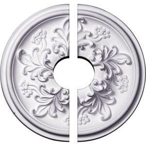 imageEkena Millwork CM14KT203500 14 12OD x 3 12ID x 2 34P Katheryn Ceiling Medallion Fits Canopies up to 312 2 PieceSplit