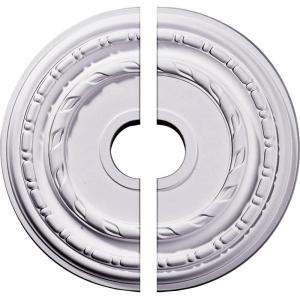 imageEkena Millwork CM17DU2 17 78OD x 3 58ID x 1 14P Dublin Ceiling Medallion Fits Canopies up to 518 2 PieceSplit