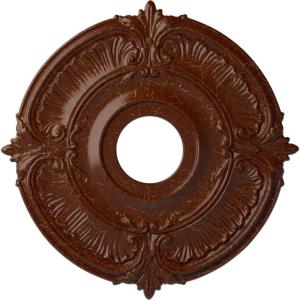 imageEkena Millwork CM18ATSTCDecorative Ceiling Medallions Modeled After Original Historical Patterns amp Designs Smokey Topaz CrackleBurnished Mahogany Crackle Flat Finish