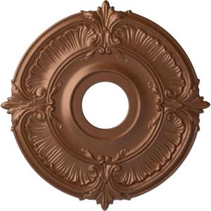 imageEkena Millwork CM18ATSTCDecorative Ceiling Medallions Modeled After Original Historical Patterns amp Designs Smokey Topaz CracklePolished Copper Metallic Series