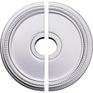imageEkena Millwork CM18DIGDC Diane Ceiling Medallion 18OD x 3 58ID x 1 18P Fits Canopies up to 5 38 HandPainted Gobi Desert CrackleFactory Primed White