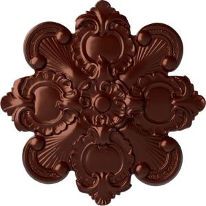 imageEkena Millwork CM18KA 18 18Inch OD x 1 12Inch ID x 1 14Inch Katheryn Ceiling MedallionAntique Copper Metallic Series