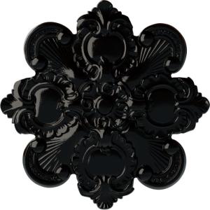 imageEkena Millwork CM18KA 18 18Inch OD x 1 12Inch ID x 1 14Inch Katheryn Ceiling MedallionBlack Pearl Metallic Series