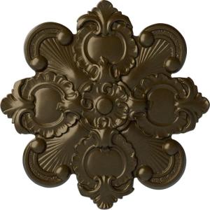 imageEkena Millwork CM18KA 18 18Inch OD x 1 12Inch ID x 1 14Inch Katheryn Ceiling MedallionBrass Metallic Series