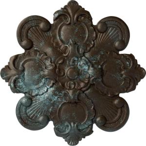 imageEkena Millwork CM18KA 18 18Inch OD x 1 12Inch ID x 1 14Inch Katheryn Ceiling MedallionBronze Blue Patina Metallic Series