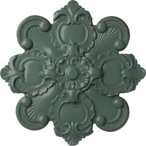 imageEkena Millwork CM18KA 18 18Inch OD x 1 12Inch ID x 1 14Inch Katheryn Ceiling MedallionCloud Burst Flat Finish