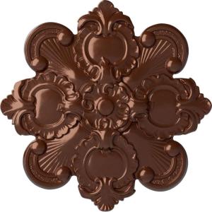 imageEkena Millwork CM18KA 18 18Inch OD x 1 12Inch ID x 1 14Inch Katheryn Ceiling MedallionCopper Penny Metallic Series