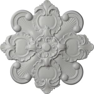 imageEkena Millwork CM18KA 18 18Inch OD x 1 12Inch ID x 1 14Inch Katheryn Ceiling MedallionFrost Flat Finish