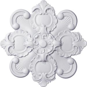 imageEkena Millwork CM18KA 18 18Inch OD x 1 12Inch ID x 1 14Inch Katheryn Ceiling MedallionPrimed